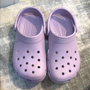 CROCS!! Pretty lavender crocs. Barely worn!! Size 7/9